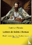 Firmin, Anténor - Lettres de Saint-Thomas