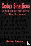 Simmons, Matthew - Codex Sinaiticus
