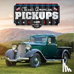 Browntrout - Classic American Pickups Official 2026 12 X 24 Inch (Hanging) Monthly Square Wall Calendar Foil Stamped Cover Plastic-Free