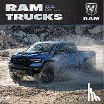 Browntrout - RAM Trucks Official 2026 12 X 24 Inch (Hanging) Monthly Square Wall Calendar Foil Stamped Cover Plastic-Free