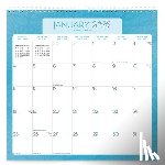 Browntrout - Seaside Currents 2026 12 X 12 Inch (Hanging) Monthly Square Wire-O Calendar Sticker Sheet