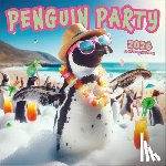 Browntrout - Penguin Party 2026 Square Flap Calendar