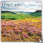 Browntrout - England 2027 12 X 24 Inch (Hanging) Monthly Square Wall Calendar Plastic-Free