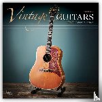 Browntrout - Vintage Guitars 2027 12 X 24 Inch (Hanging) Monthly Square Wall Calendar Foil Stamped Cover Plastic-Free