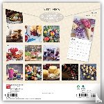 Browntrout - Kitchen 2027 12 X 24 Inch (Hanging) Monthly Square Wall Calendar Plastic-Free
