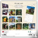 Browntrout - Outhouses 2027 12 X 24 Inch (Hanging) Monthly Square Wall Calendar Plastic-Free