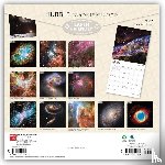 BrownTrout - Hubble Space Telescope | 2027 12 x 24 Inch (Hanging) Monthly Square Wall Calendar | Foil Stamped Cover | Plastic-Free | BrownTrout | Science Astronomy Technology