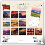 Browntrout - Sunrise Sunset 2027 12 X 24 Inch (Hanging) Monthly Square Wall Calendar Plastic-Free