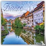 Browntrout - France 2027 12 X 24 Inch (Hanging) Monthly Square Wall Calendar Foil Stamped Cover English/French Bilingual Plastic-Free