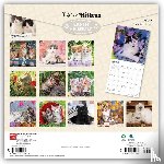 Browntrout - I Love Kittens 2027 12 X 24 Inch (Hanging) Monthly Square Wall Calendar Plastic-Free