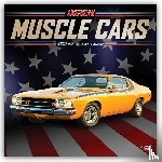 Browntrout - American Muscle Cars Official 2027 12 X 24 Inch (Hanging) Monthly Square Wall Calendar Foil Stamped Cover Plastic-Free