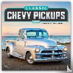Browntrout - Classic Chevy Pickups Official 2027 12 X 24 Inch (Hanging) Monthly Square Wall Calendar Foil Stamped Cover Plastic-Free