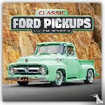 Browntrout - Classic Ford Pickups Official 2027 12 X 24 Inch (Hanging) Monthly Square Wall Calendar Foil Stamped Cover Plastic-Free