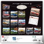 Browntrout - Corvette Official 2027 12 X 24 Inch (Hanging) Monthly Square Wall Calendar Plastic-Free