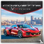 Browntrout - Corvette Official 2027 12 X 24 Inch (Hanging) Monthly Square Wall Calendar Plastic-Free