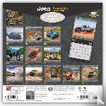 BrownTrout - Jeep OFFICIAL | 2027 12 x 24 Inch (Hanging) Monthly Square Wall Calendar | Plastic-Free | BrownTrout | Offroad Motor Car