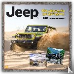 BrownTrout - Jeep OFFICIAL | 2027 12 x 24 Inch (Hanging) Monthly Square Wall Calendar | Plastic-Free | BrownTrout | Offroad Motor Car