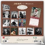Browntrout - John Wayne Official 2027 12 X 24 Inch (Hanging) Monthly Square Wall Calendar Foil Stamped Cover Plastic-Free