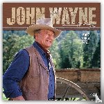 Browntrout - John Wayne Official 2027 12 X 24 Inch (Hanging) Monthly Square Wall Calendar Foil Stamped Cover Plastic-Free