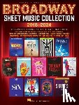  - Broadway Sheet Music Collection 2018-2024: 38 Favorites from 26 Hit Shows Arranged for Piano, Voice, and Guitar