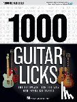  - 1000 Guitar Licks with Online Video Guitar Tablature Book for Beginners and Advanced Players Technique Builder with Rock Blues Country Jazz Riffs Guit