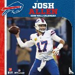 Turner Sports - Buffalo Bills Josh Allen 2026 12x12 Player Wall Calendar