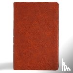 Csb Bibles by Holman - CSB Large Print Personal Size Reference Bible, Digital Study Edition, Burnt Sienna Leathertouch