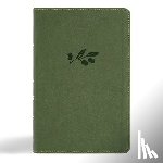 Csb Bibles by Holman - CSB Large Print Personal Size Reference Bible, Digital Study Edition, Olive Leathertouch, Indexed