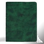 Csb Bibles by Holman - CSB Men of Character Bible, Revised and Updated, Forest Leathertouch