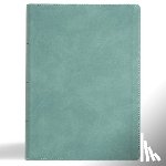 Holman Bible Publishers - NASB Notetaking Bible, Large Print Edition, Earthen Teal Suedesoft Leathertouch