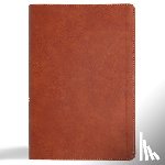 Csb Bibles by Holman - CSB Giant Print Reference Bible, Digital Study Edition, Burnt Sienna Leathertouch, Indexed
