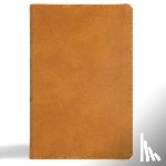 Csb Bibles by Holman - CSB Thinline Bible, Digital Study Edition, Camel Suedesoft Leathertouch