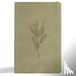 Csb Bibles by Holman - CSB Thinline Bible, Digital Study Edition, Sage Suedesoft Leathertouch