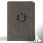 Holman Bible Publishers - NASB Large Print Compact Reference Bible, Charcoal Leathertouch