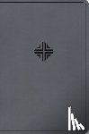 Csb Bibles by Holman - CSB Large Print Thinline Bible, Value Edition, Charcoal Leathertouch