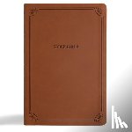 Holman Bible Publishers - NASB Large Print Thinline Bible, Value Edition, Brown Leathertouch