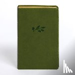 Csb Bibles by Holman - CSB Personal Size Giant Print Bible, Olive Leathertouch