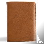 Csb Bibles by Holman - CSB He Reads Truth Bible, Holman Handcrafted Collection, Saddle Brown Premium Calfskin