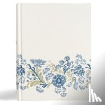 Csb Bibles by Holman - Csb Notetaking Bible, Large Print Edition, Cream Floral Cloth over Board