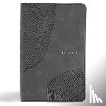 Csb Bibles by Holman - CSB Single-Column Compact Bible, Digital Study Edition, Charcoal Leathertouch