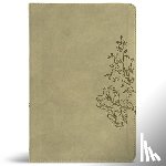 Csb Bibles by Holman - CSB Large Print Thinline Bible, Digital Study Edition, Sage Suedesoft Leathertouch