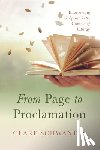 Schwantes, Clare - From Page to Proclamation