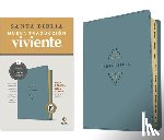 Tyndale - Biblia ultrafina NTV, letra grande con Filament (SentiPiel, Azul sereno, Indice, Letra Roja)