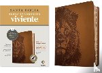 Tyndale - Biblia de margen amplio NTV con Filament (SentiPiel, Leon, Indice, Letra Roja)
