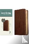 Translation, New Living - NLT Pocket Thinline Bible, Filament Enabled (LeatherLike, Brown Cross, Red Letter)