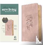 Translation, New Living - NLT Pocket Thinline Bible, Filament Enabled (LeatherLike, Blush Pink Flowers, Red Letter)
