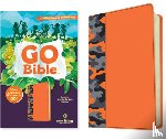 Translation, New Living - NLT GO Bible for Kids (with Glow-in-the-Dark Features) (LeatherLike, Orange Camo)