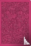 Esv Bibles - ESV Large Print Compact Bible, Red Letter (Trutone, Berry, Floral Design)