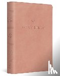Esv Bibles - ESV Large Print Compact Bible, Red Letter (Trutone, Blush Rose)