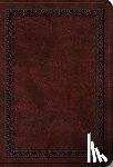 Esv Bibles - ESV Value Large Print Compact Bible (Trutone, Mahogany, Border Design)